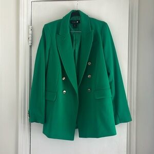 Lightly worn Rachel Zoe green blazer